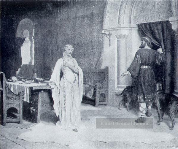 Lady Godiva historischen Regency Edmund Leighton Ölgemälde